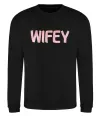 Свитшот Wifey Черный фото