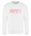 Свитшот Wifey Белый фото