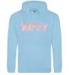 Жіноча толстовка (худі) Wifey Блакитний фото