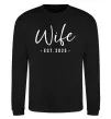 Свитшот Wife est Черный фото