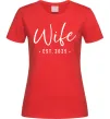 Женская футболка Wife est Красный фото