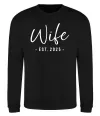 Свитшот Wife est Черный фото