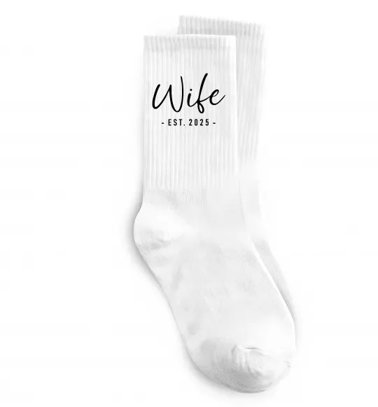 Носки Wife est Белый фото