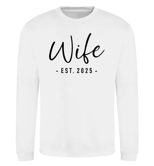 Свитшот Wife est Белый фото