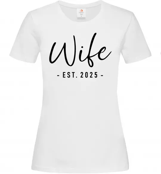 Женская футболка Wife est Белый фото