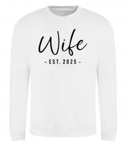 Свитшот Wife est Белый фото