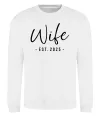 Свитшот Wife est Белый фото