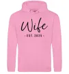 Жіноча толстовка (худі) Wife est Рожевий фото