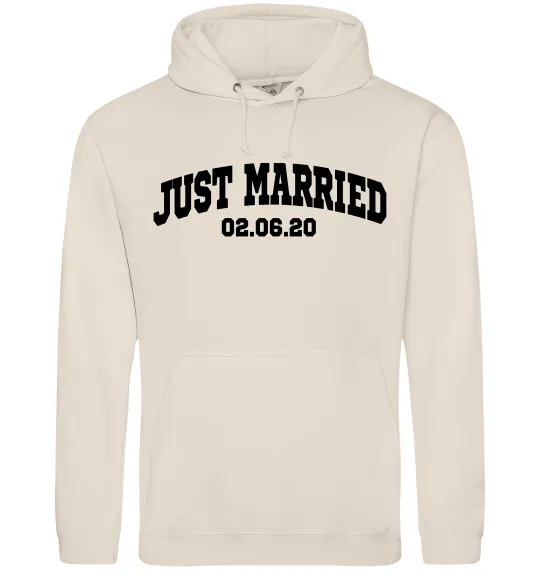 Жіноча толстовка (худі) Just married date Таш фото