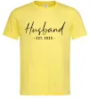 Мужская футболка Husband est Лимонный фото