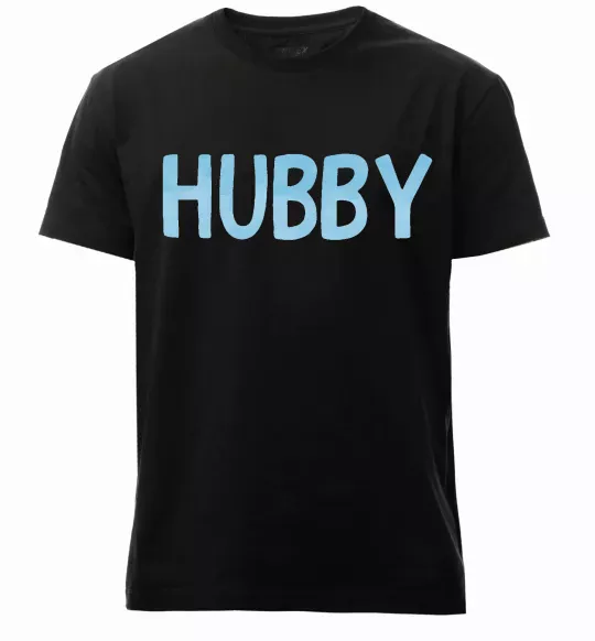 Мужская премиум футболка Hubby Черный фото