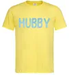 Мужская футболка Hubby Лимонный фото