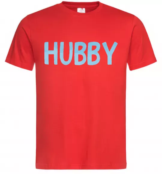 Мужская футболка Hubby Красный фото
