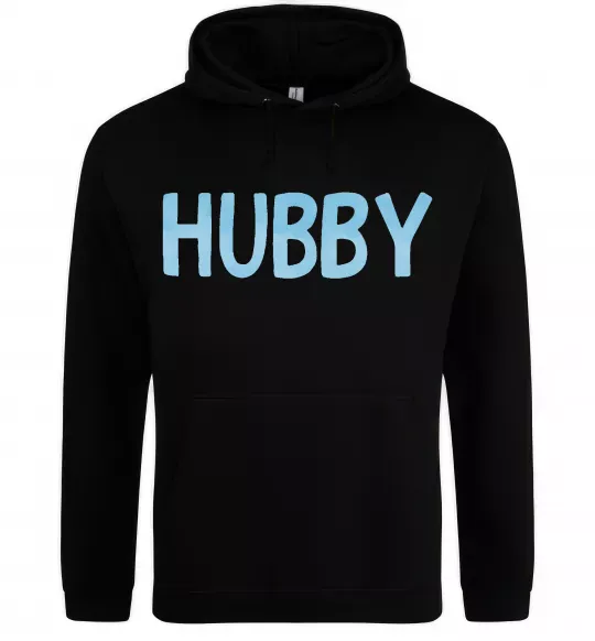 Мужская толстовка (худи) Hubby Черный фото