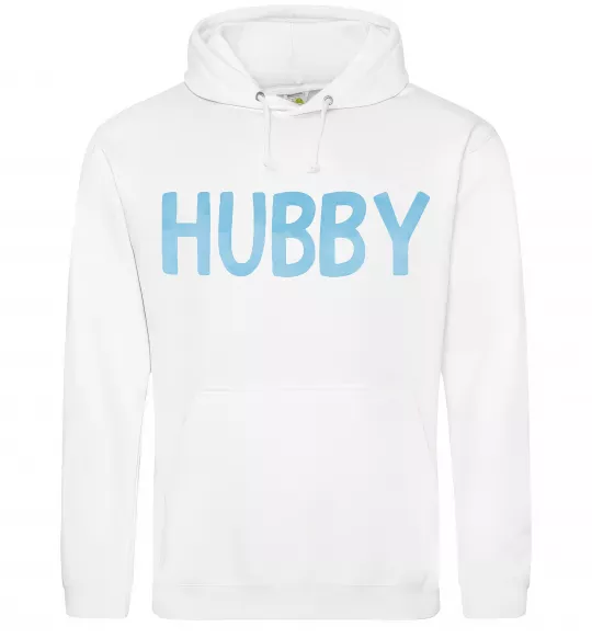 Мужская толстовка (худи) Hubby Белый фото