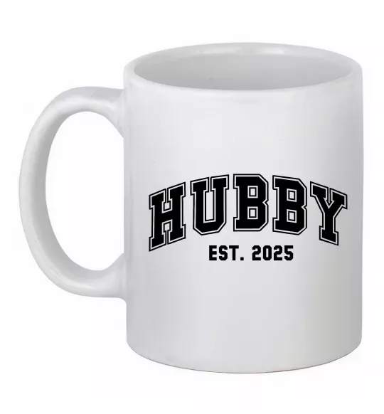 Чашка керамическая Hubby est Белый фото