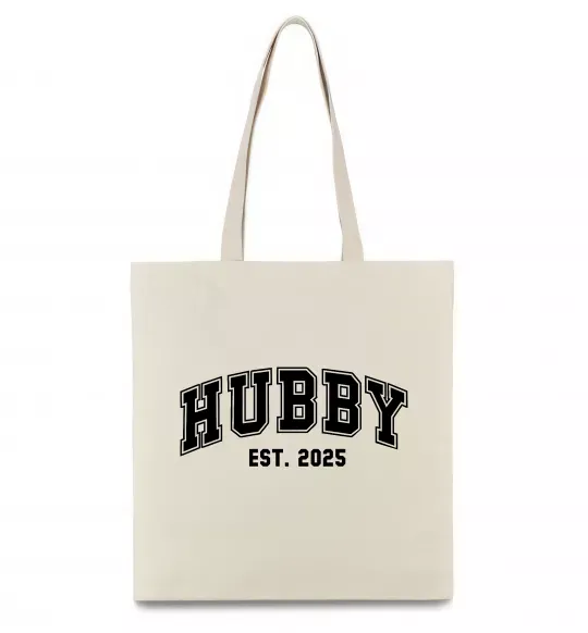 Еко-сумка Hubby est Бежевий фото