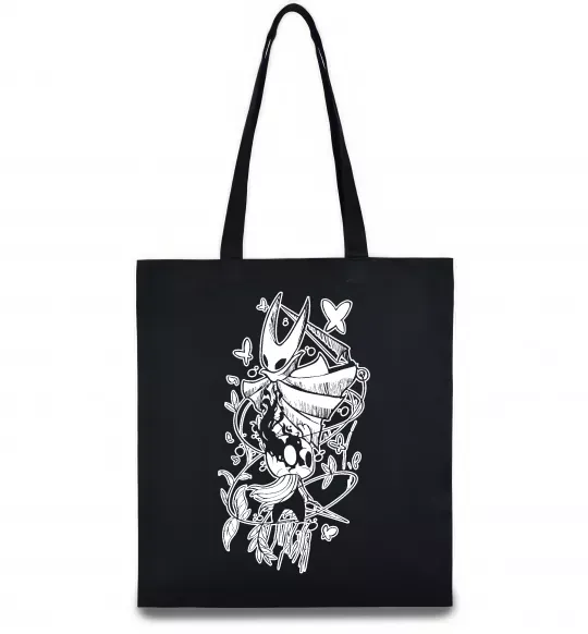 Еко-сумка Hollow knight Чорний фото