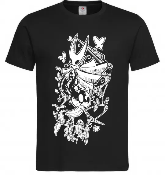 Мужская футболка Hollow knight Черный фото