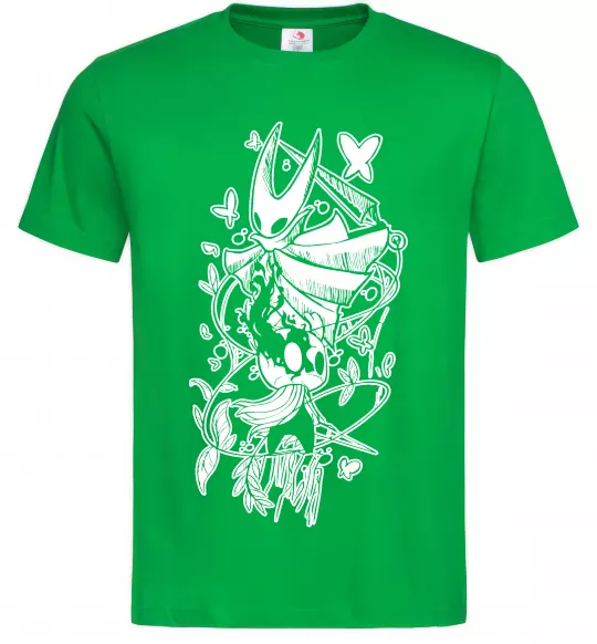 Мужская футболка Hollow knight Зеленый фото