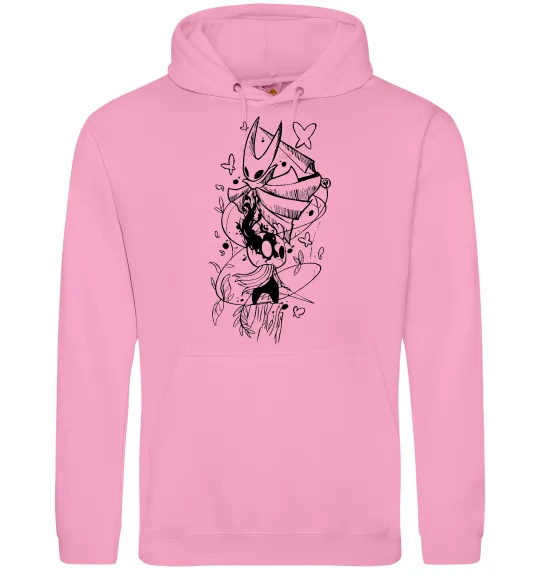 Мужская толстовка (худи) Hollow knight Розовый фото