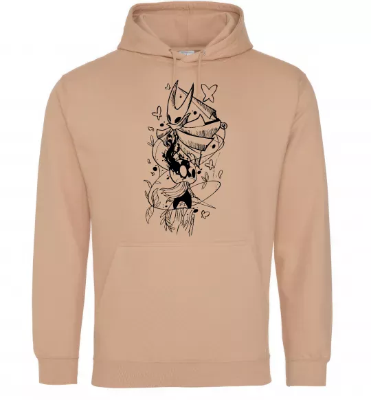 Мужская толстовка (худи) Hollow knight Песочный фото