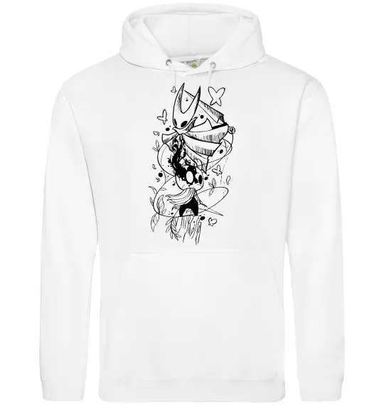 Женская толстовка (худи) Hollow knight Белый фото