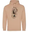 Женская толстовка (худи) Hollow knight Песочный фото