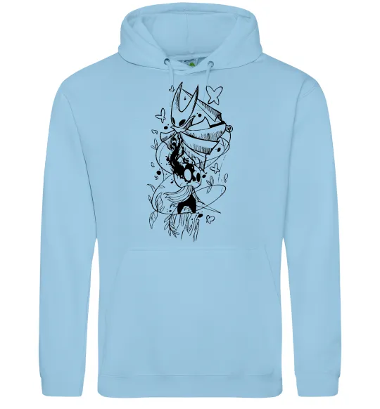 Женская толстовка (худи) Hollow knight Голубой фото