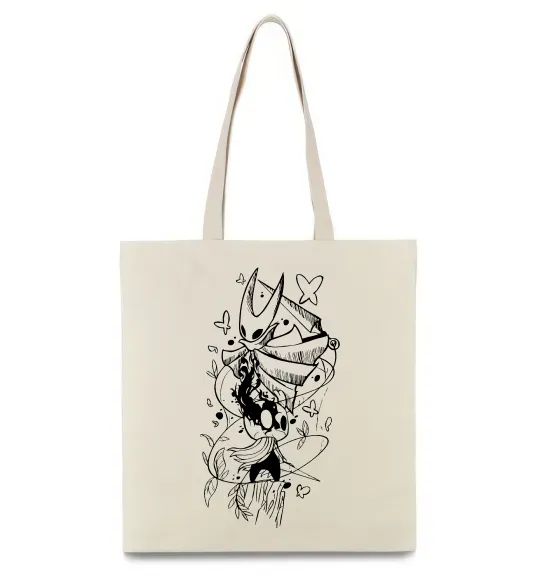 Еко-сумка Hollow knight Бежевий фото