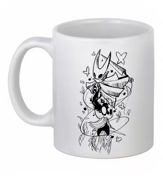 Чашка керамическая Hollow knight Белый фото