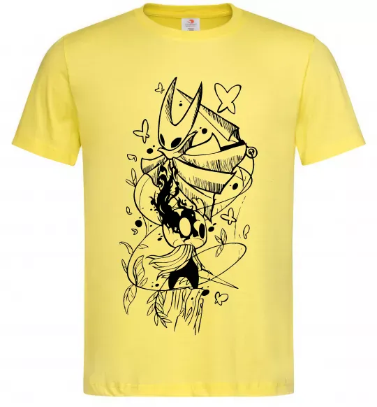 Мужская футболка Hollow knight Лимонный фото