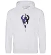 Женская толстовка (худи) Hollow knight меч Серый меланж фото