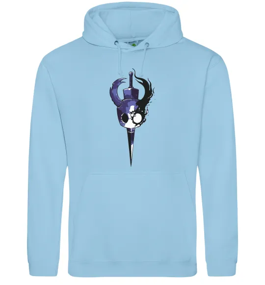 Жіноча толстовка (худі) Hollow knight меч Блакитний фото