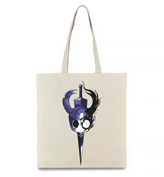 Эко-сумка Hollow knight меч Бежевый фото