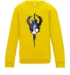 Детский Свитшот Hollow knight меч Солнечно желтый фото