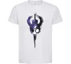 Детская футболка Hollow knight меч Белый фото
