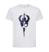 Детская футболка Hollow knight меч Белый фото