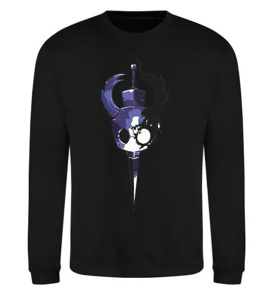 Світшот Hollow knight меч Чорний фото