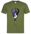Мужская футболка Hollow knight меч Оливковый фото
