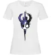 Жіноча футболка Hollow knight меч Білий фото
