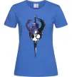 Жіноча футболка Hollow knight меч Яскраво-синій фото
