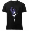 Мужская премиум футболка Hollow knight меч Черный фото