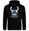 Мужская толстовка (худи) Hollow knight лицар Черный фото