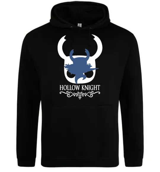 Женская толстовка (худи) Hollow knight лицар Черный фото