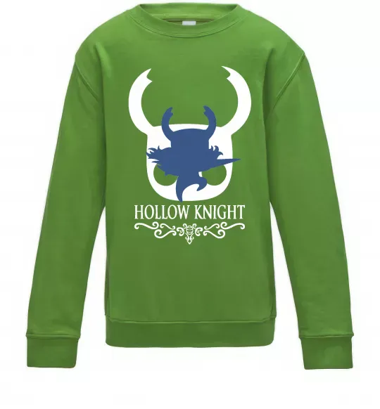 Детский Свитшот Hollow knight лицар Лаймовый фото
