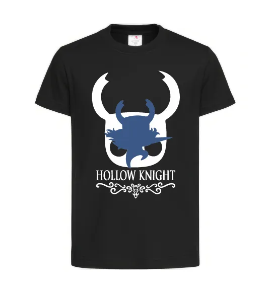 Дитяча футболка Hollow knight лицар Чорний фото