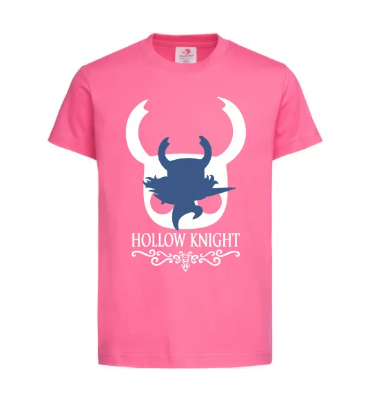 Дитяча футболка Hollow knight лицар Яскраво-рожевий фото