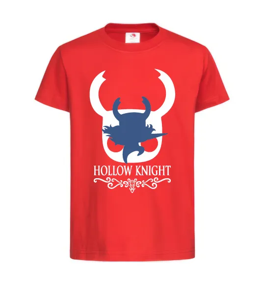 Дитяча футболка Hollow knight лицар Червоний фото