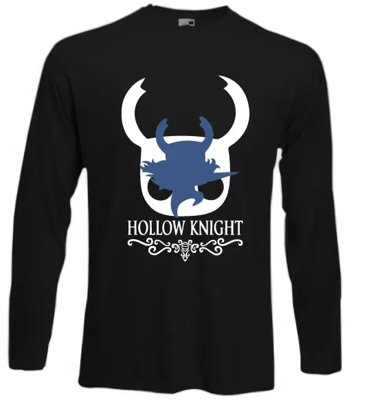 Лонгслів Hollow knight лицар Чорний фото